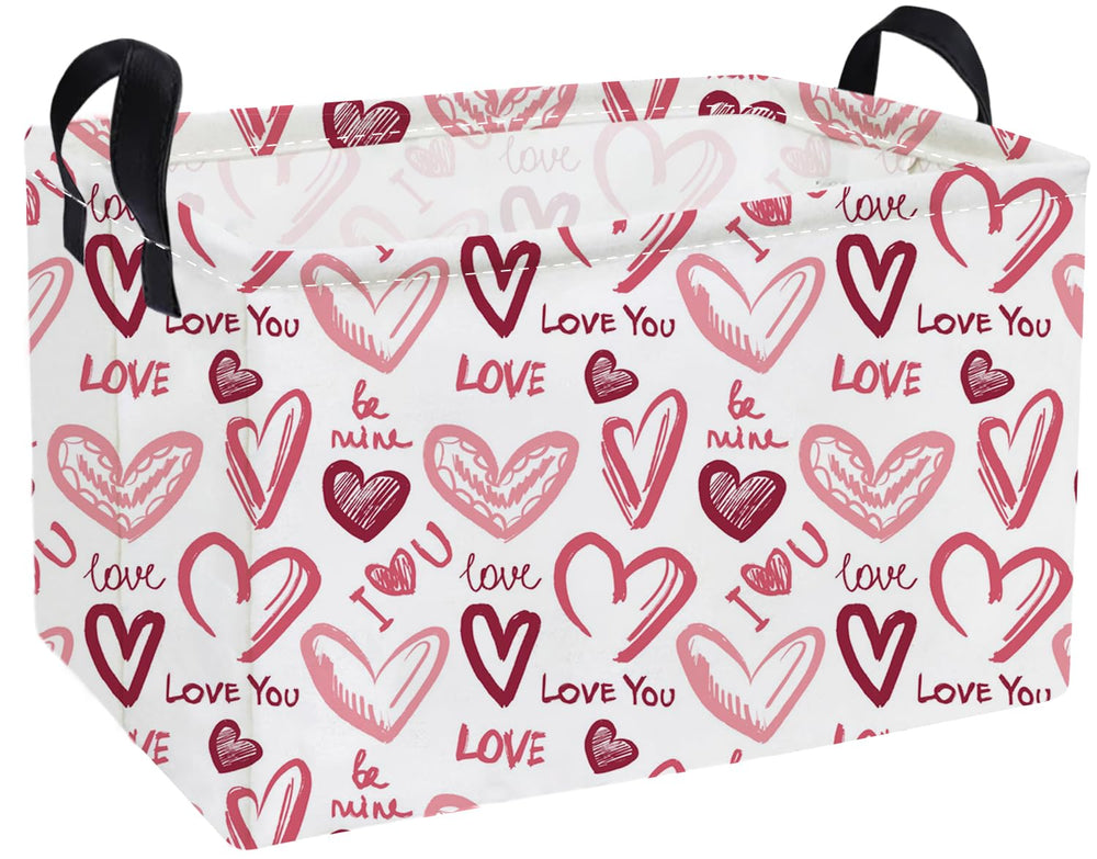 Essme rectangular Valentine’s basket for tidy storage and chic room decor.