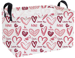 Essme rectangular Valentine’s basket for tidy storage and chic room decor.