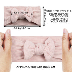 Esumun cotton headbands soft closeup: gentle, breathable fabric for delicate baby hair.