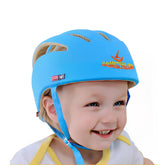 ESUPPORT baby helmet with soft cushion in blue provides comfortable protection during playtime.