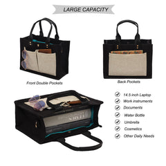 ESVAN tote bag nylon material for weather-resistant outings.