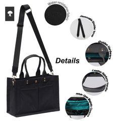 ESVAN tote bag showing well-organized compartments for easy access.