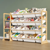 Etitlly toy storage with 16-cell design for neat toy organization