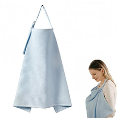 ETOFIXEE waffle weave nursing cover in 30x36 inches offers privacy while feeding.