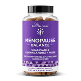 Eu Natural Menopause Balance bottle shown for daily multi-symptom support