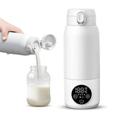EUBUY bottle warmer front view showing quick on-the-go milk warming.