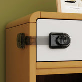 EUDEMON 3-pack child safety locks on drawers keep curious fingertips safe.