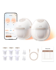eufy Security E20 heated breast pump front view supports hands-free pumping.