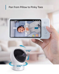 eufy SpaceView E110 night vision for dim-light viewing