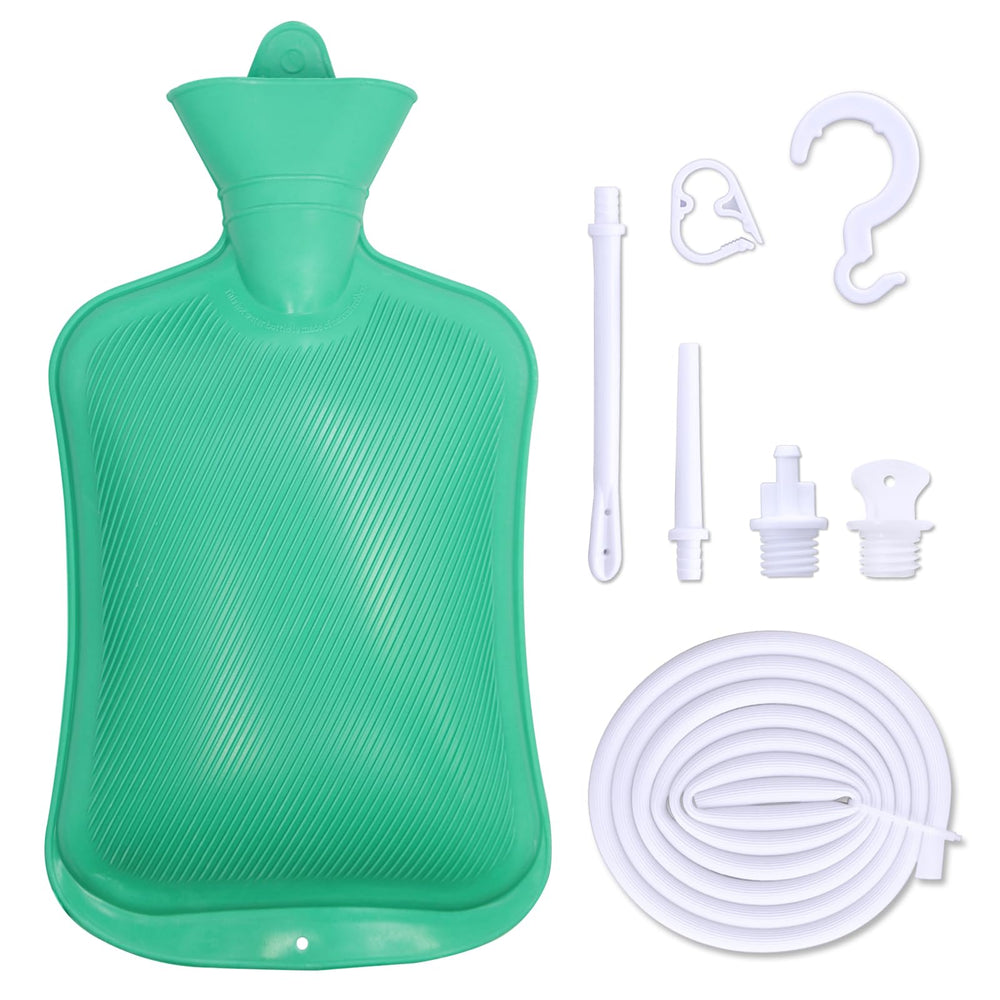 EUKESTON green coffee enema bag kit ready for simple at home detox routines