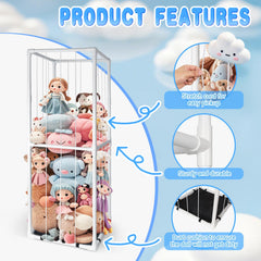 EULXSUD toy organizer with elastic cords enables quick toy rotation.