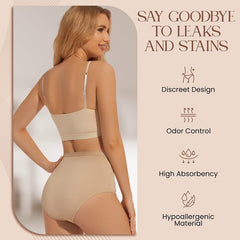 Eumygrl washable reusable underwear packshot emphasizes eco-friendly daily protection