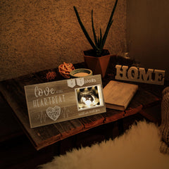 EURSET premium MDF wood frame with glass cover preserves ultrasound memories.