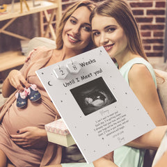 EURSET Ultrasound Photo 4x3 Frame fits standard ultrasound keepsake