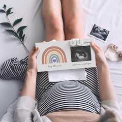 EURSET ultrasound photo frame holds 4x3 images for keepsakes