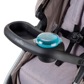 Evenflo Stroller Snack Tray close-up with lid for spill control
