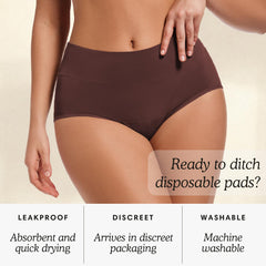 Everdries soft breathable fabric keeps skin comfortable and rash-free.