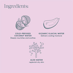Evereden Tri-Water Baby Face Cream with aloe water for soothing hydration.