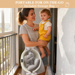 EverKiddo baby tub interior showing soft cushion for support