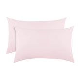Everyday Kids 2-pack toddler travel pillowcase pink; cozy on trips.