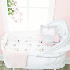 Everyday Kids oval bassinet mattress fit sheets with secure corners
