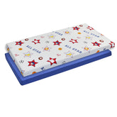 EVERYDAY KIDS cradle sheets jungle animals design, breathable and playful for the nursery
