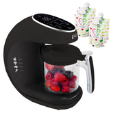 EVLA'S baby food maker front view showcasing compact design for small kitchens