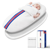 evoceler baby swaddle sleep sack front view emphasizes secure sleep and crib transition