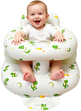 EXBEPE thickened inflatable baby seat with tray for stable play