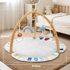 Detachable toys from EXIN DECHEN play gym for versatile setup and play