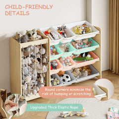 EXPERLAM plush toy storage area designed for plushies, maximizing vertical capacity.
