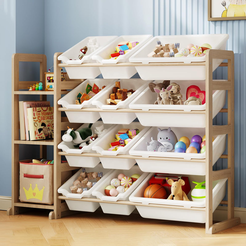 EXPERLAM toy storage organizer full display for a neat, kid-friendly playroom.
