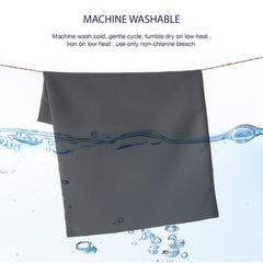 EXQ Home pillowcase fabric is machine washable for easy care.