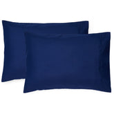 EXQ Home toddler pillowcases 13x18 navy set for travel comfort.