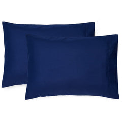 EXQ Home toddler pillowcases 13x18 navy set for travel comfort.