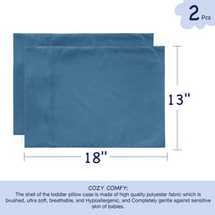 EXQ Home travel-friendly microfiber pillowcase ideal for on-the-go naps.