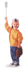 Child using the pivoting handle to turn lights on.
