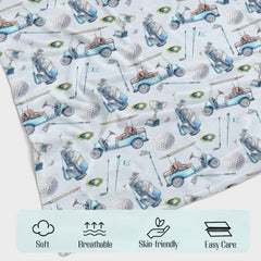 EyMzcod flannel blanket soft and gentle for newborn snuggles.