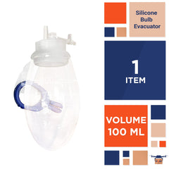 EZGOODZ sterile, single-use wound drainage bulb ensuring hygiene and reliability.