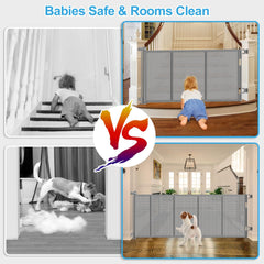 EZIGO durable mesh gate withstands daily use in busy homes.