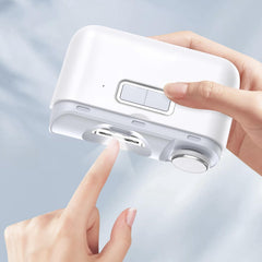 FabMay Beauty Electric Nail Clipper two-speed control for precise trimming.