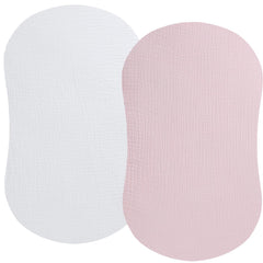 Fadacudan muslin bassinet sheet for Halo Swivel Sleeper with snug, breathable fit.