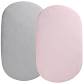 Fadacudan muslin bassinet sheet shows UPPAbaby compatibility for a secure fit.