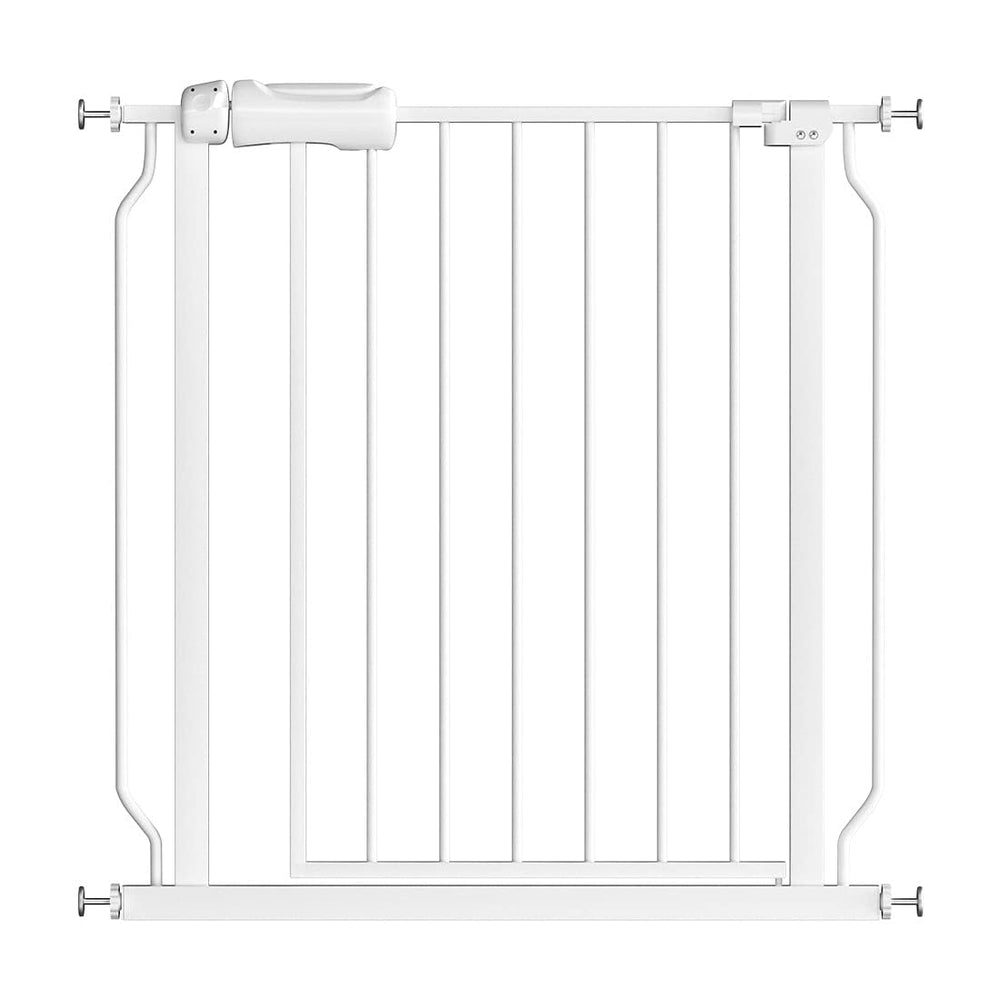 Fairy Baby wide-gap gate for doorways showing wide opening and secure frame