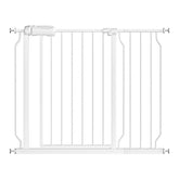 Fairy Baby wide gate in doorway; fits 38.5-43.5 inches for flexible spaces.