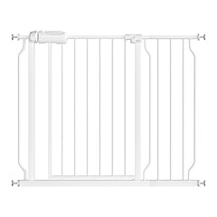 Fairy Baby wide gate in doorway; fits 38.5-43.5 inches for flexible spaces.