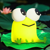 FAMIDUO Cute Frog Night Light front view glows softly for kids' rooms