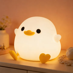 FAMIDUO Duck Night Light with dodo design provides comforting bedside glow for kids.