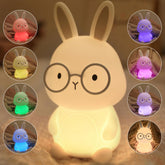 FAMIDUO Bunny Night Light emits a soft glow for kids' bedtime routines.