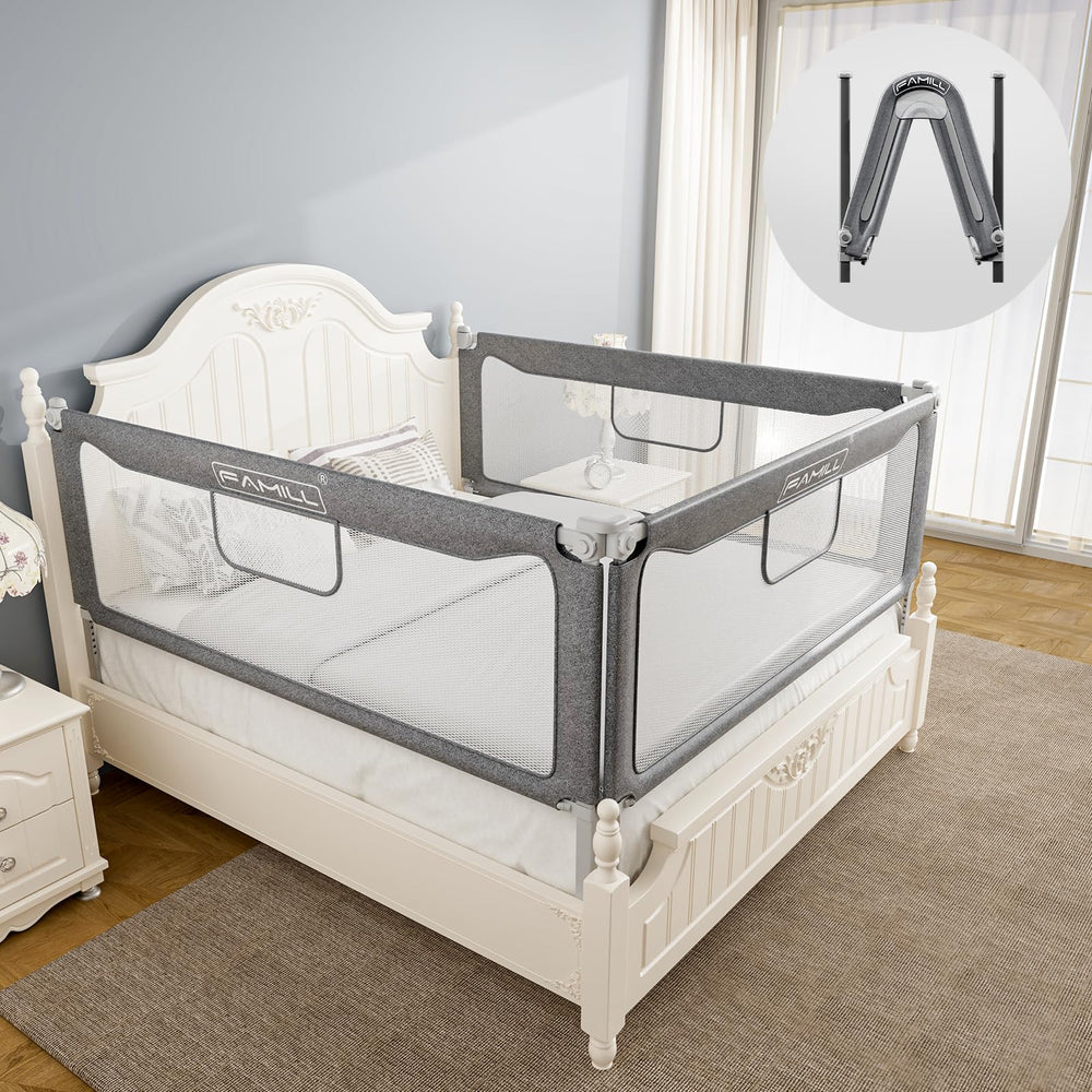 FAMILL bed rail for toddlers with 2min-assembly enabling quick setup